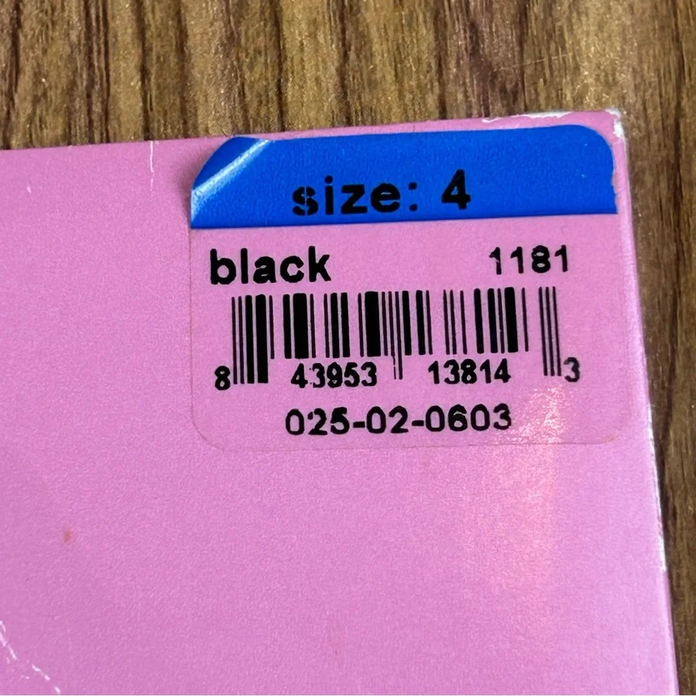 Spanx Love Your Assets Black Sheer Pantyhose NWT - Size 4 (180-220 lbs)